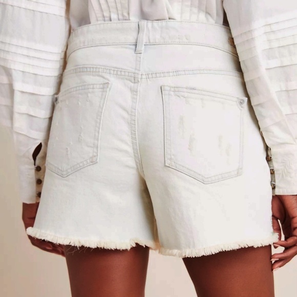 Anthropologie Pilcro Floral Print Denim Shorts 29 NWOT - Picture 4 of 9